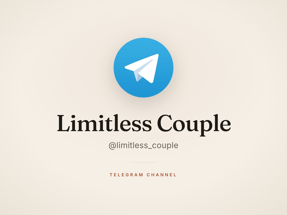 The Limitless Couple Telegram channel